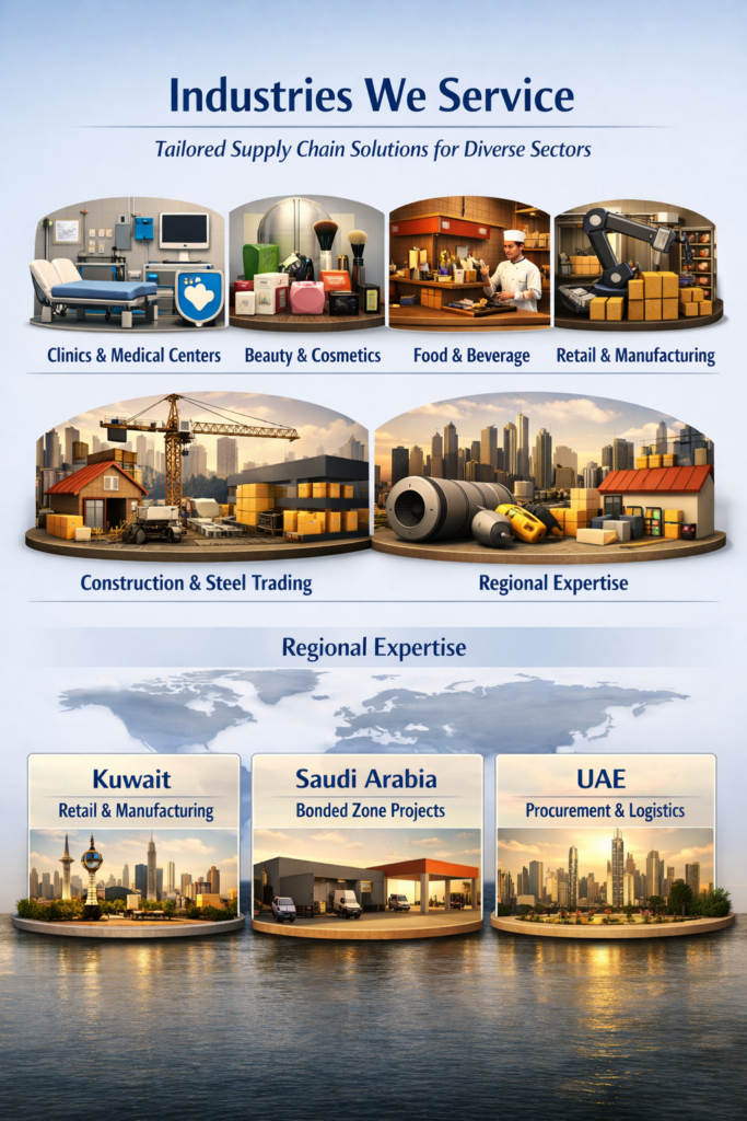Tailored supply chain solutions for diverse sectors 